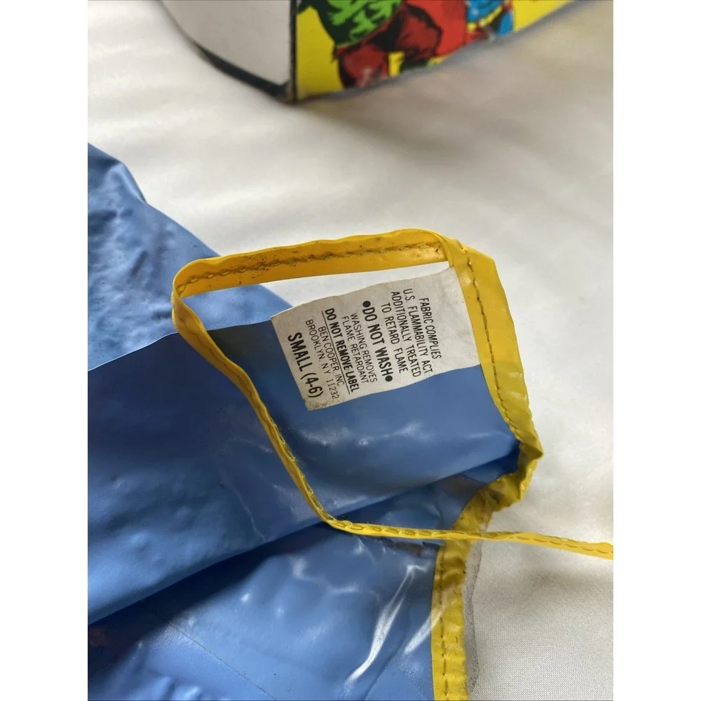 Vintage 1973 Ben Cooper Superman Costume and Mask TINY TOT 3-5 w Box